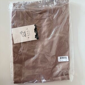 Woolx Bella Tank Top Mocha Meringue Sz S